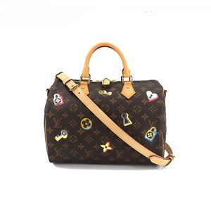 Lovelock Speedy Bandouliere 30 Monogram Canvas Brown 2way